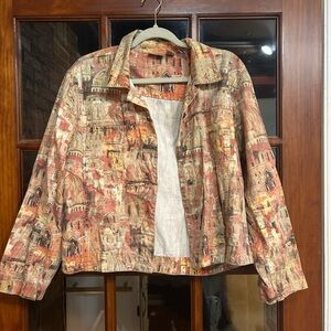 Chico’s European Cityscape Lightweight Jacket